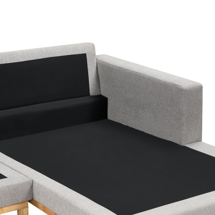 Colțar cu 4 locuri SIGGARD  Gri Stânga [7]