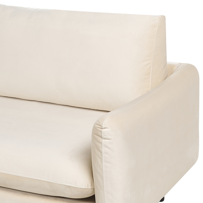 Colțar cu 4 locuri VINTERBRO Catifea Bej deschis Dreapta [7]