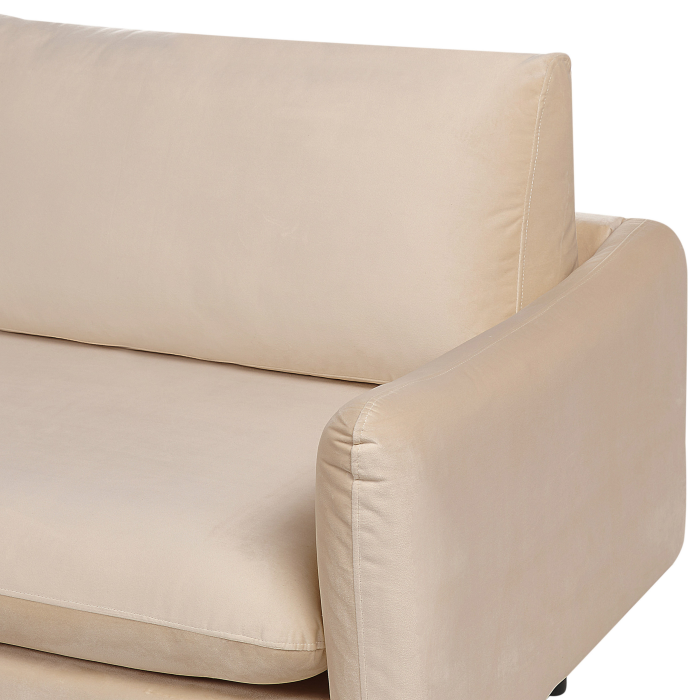 VINTERBRO 4-seater corner sofa Right velvet Beige [7]