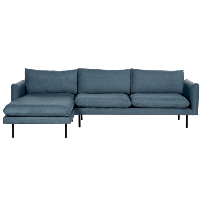 4-seater corner sofa VINTERBRO Chenille Blue Right [2]