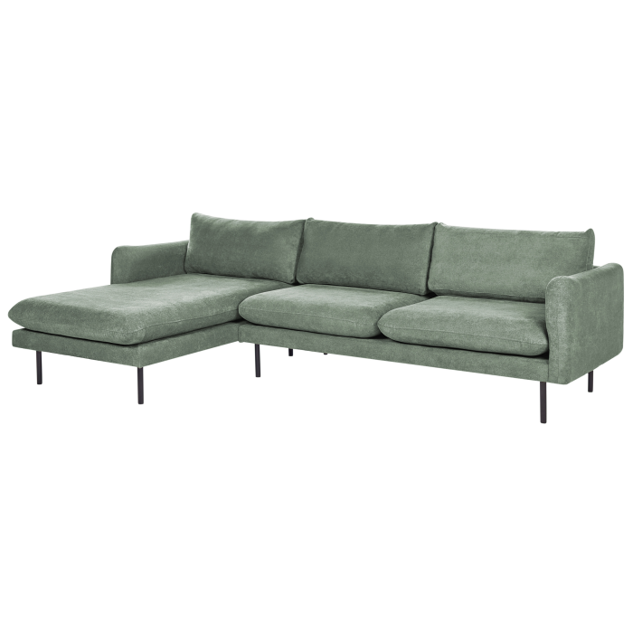 VINTERBRO 4-seater corner sofa Light green Right [4]