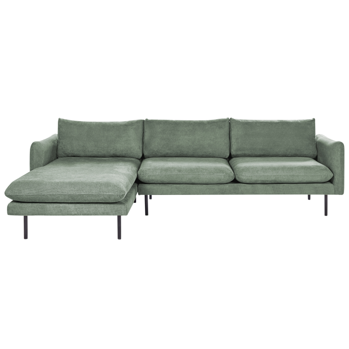 VINTERBRO 4-seater corner sofa Light green Right [2]