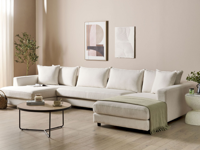 5-seater corner sofa LILVIKEN Light beige [1]
