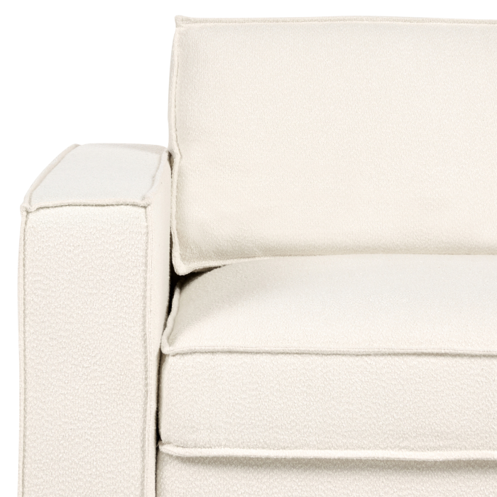 Corner sofa KOLDING Boucle Light Beige Left [7]