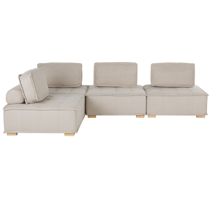 4-seater corner sofa TIBRO Light beige Right [2]