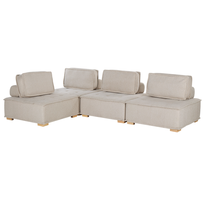 4-seater corner sofa TIBRO Light beige Right [4]