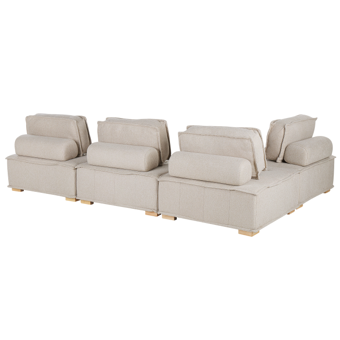 4-seater corner sofa TIBRO Light beige Right [7]