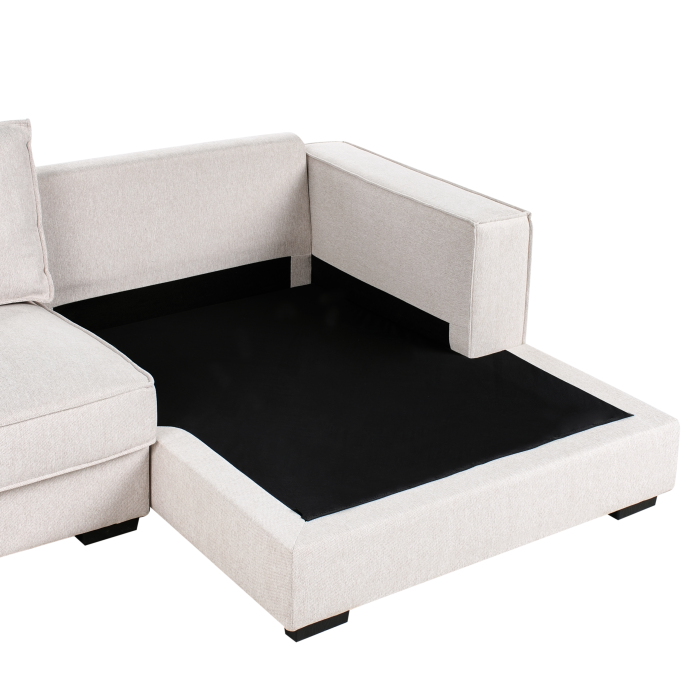 RENDERS 4-seater corner sofa Light beige Left [8]