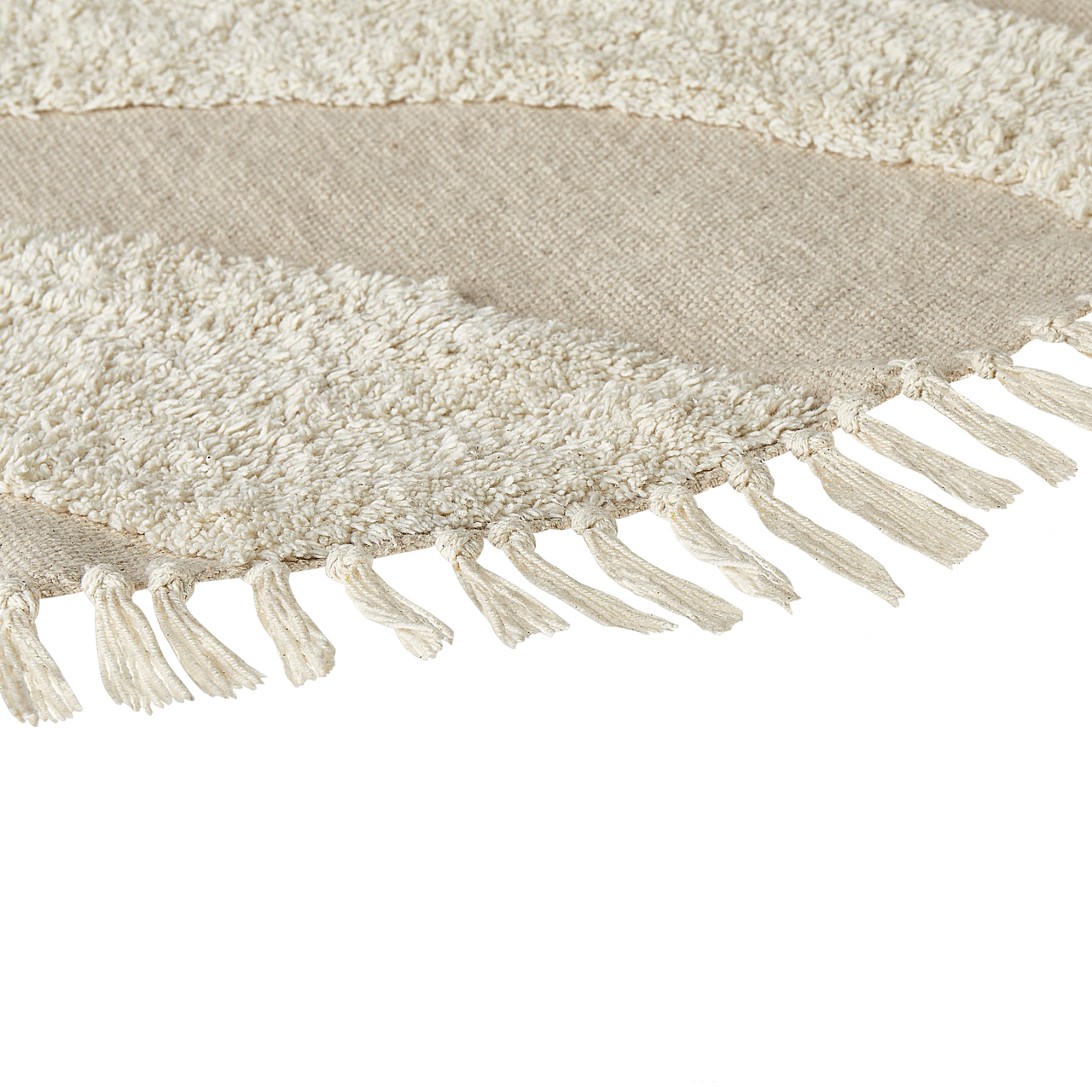 Covor ARTMAK Bej ø 140 cm Bumbac [4]