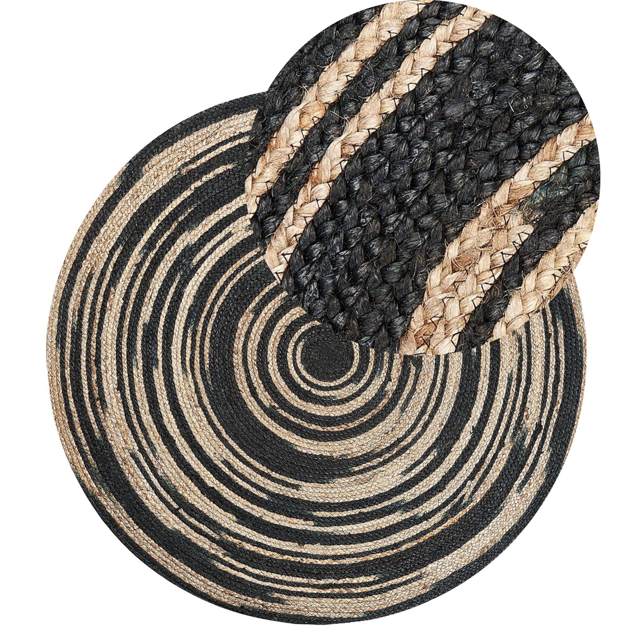 ARTORA rug Beige ø 140 cm Jute [2]