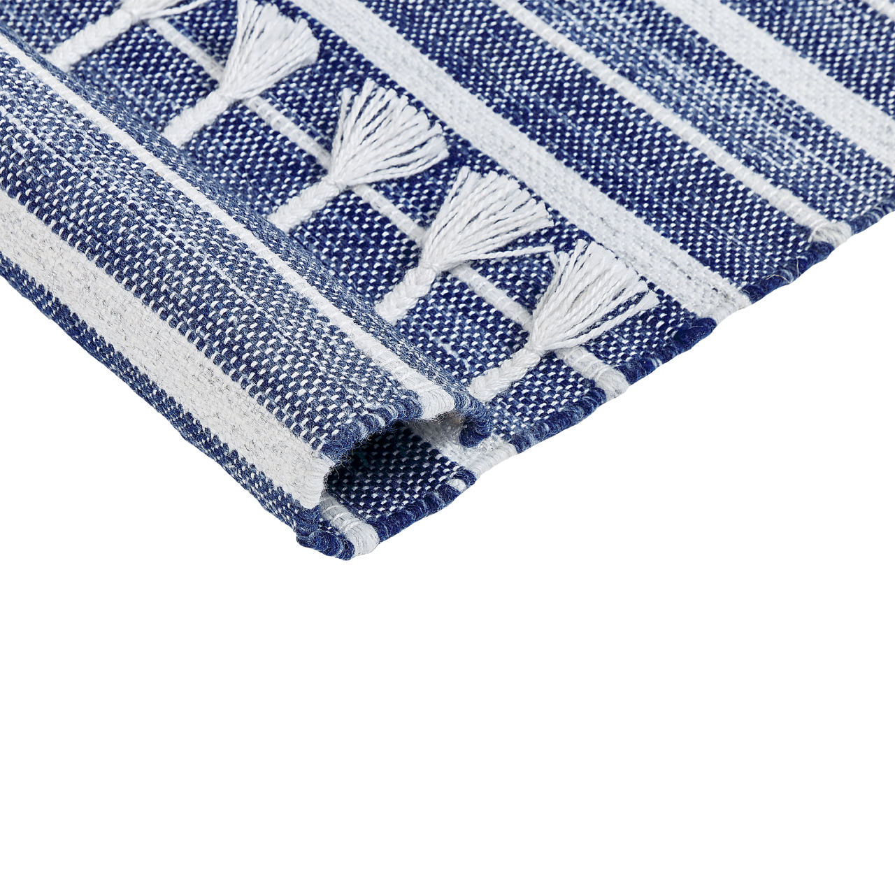 BADEMLI Rug Dark Blue 140 x 200 cm [6]