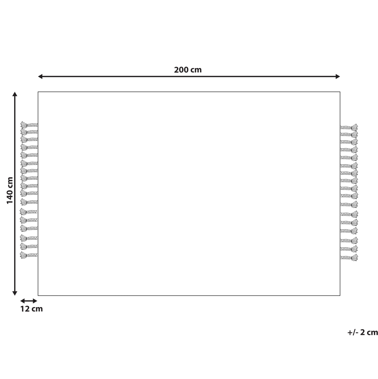 BERISSA Rug Beige 140 x 200 cm Jute [3]