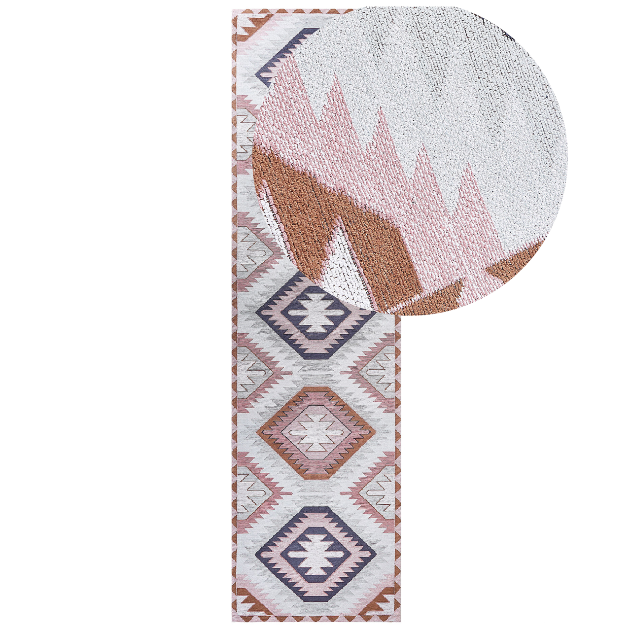 Rug BESLER Multicolor 80 x 300 cm Cotton [2]