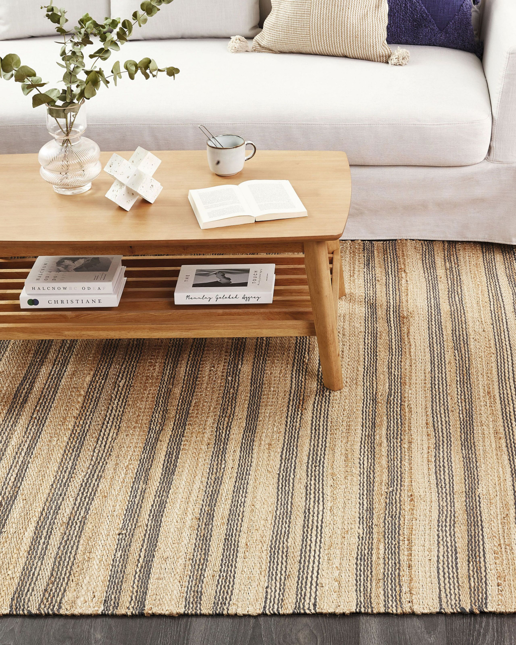 Covor BUDHO Bej 160 x 230 cm Iută [1]