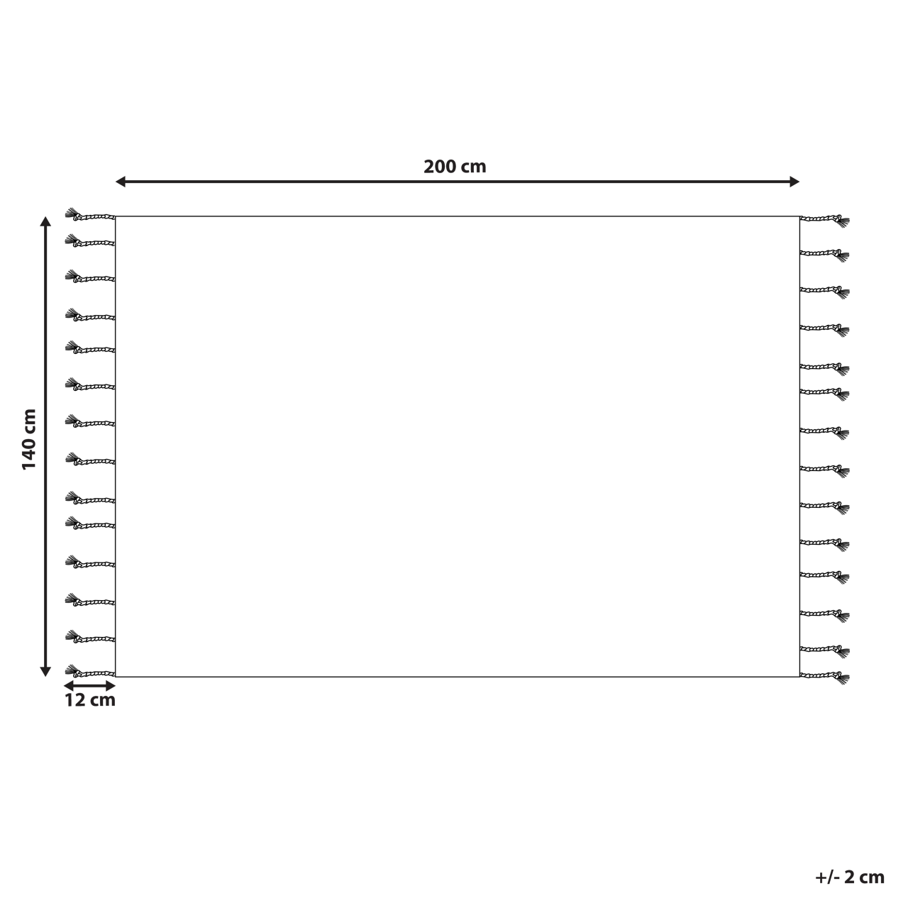 Covor CORUM Bej 140 x 200 cm Bumbac [3]