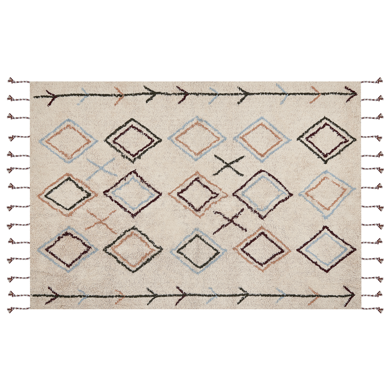 CORUM Rug Beige 160 x 230 cm Cotton [2]
