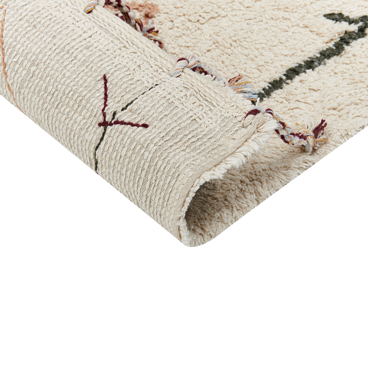 CORUM rug Beige 80 x 150 cm Cotton [5]