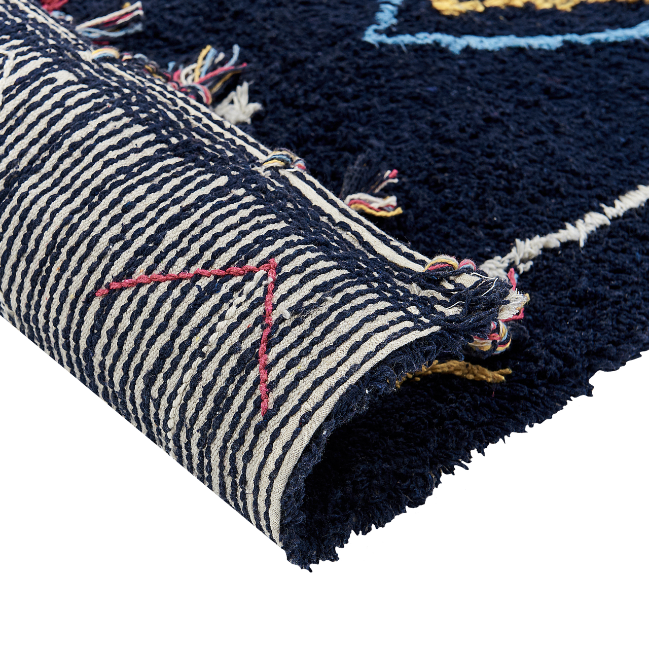 Covor CORUM Negru 140 x 200 cm Bumbac [5]