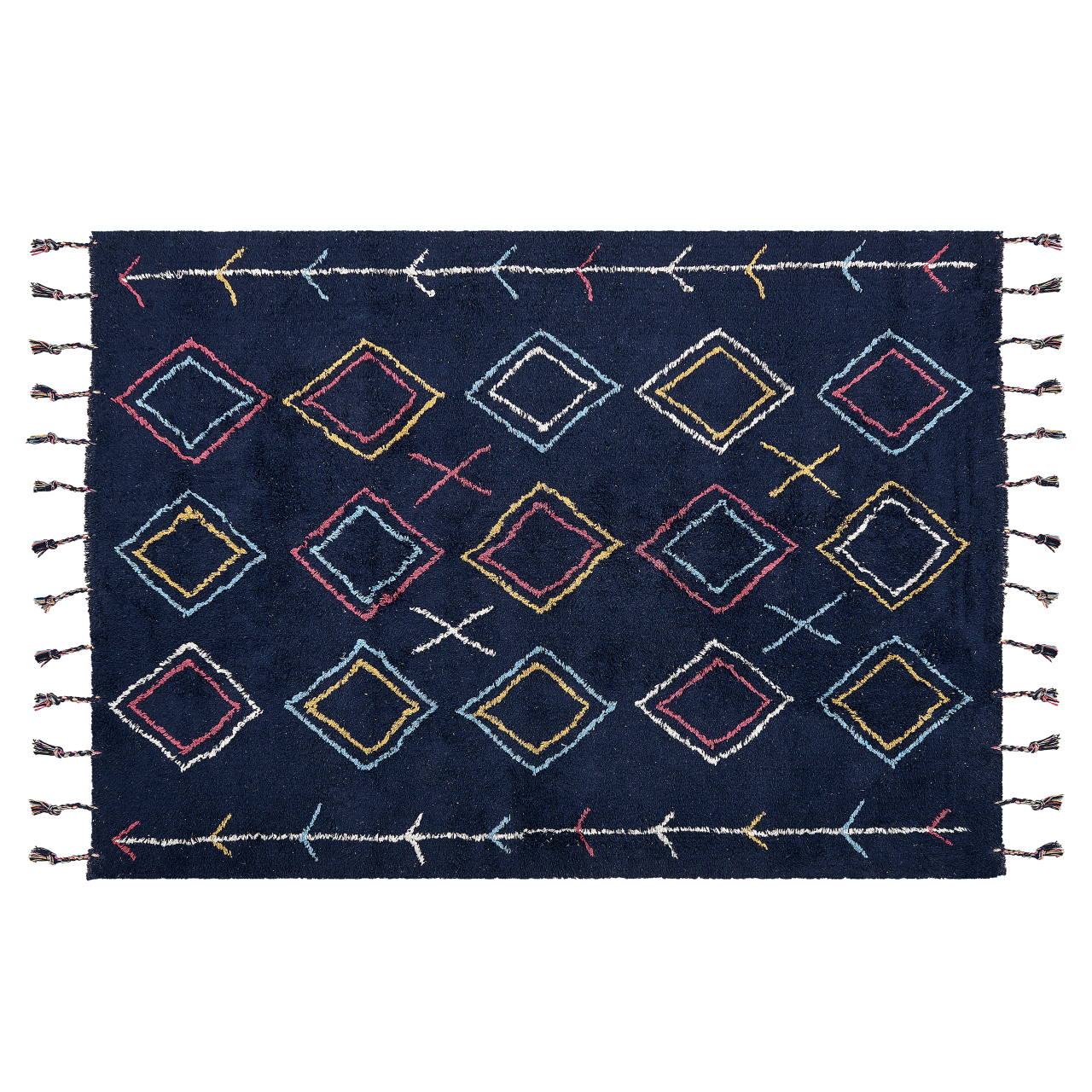 Covor CORUM Negru 140 x 200 cm Bumbac [2]