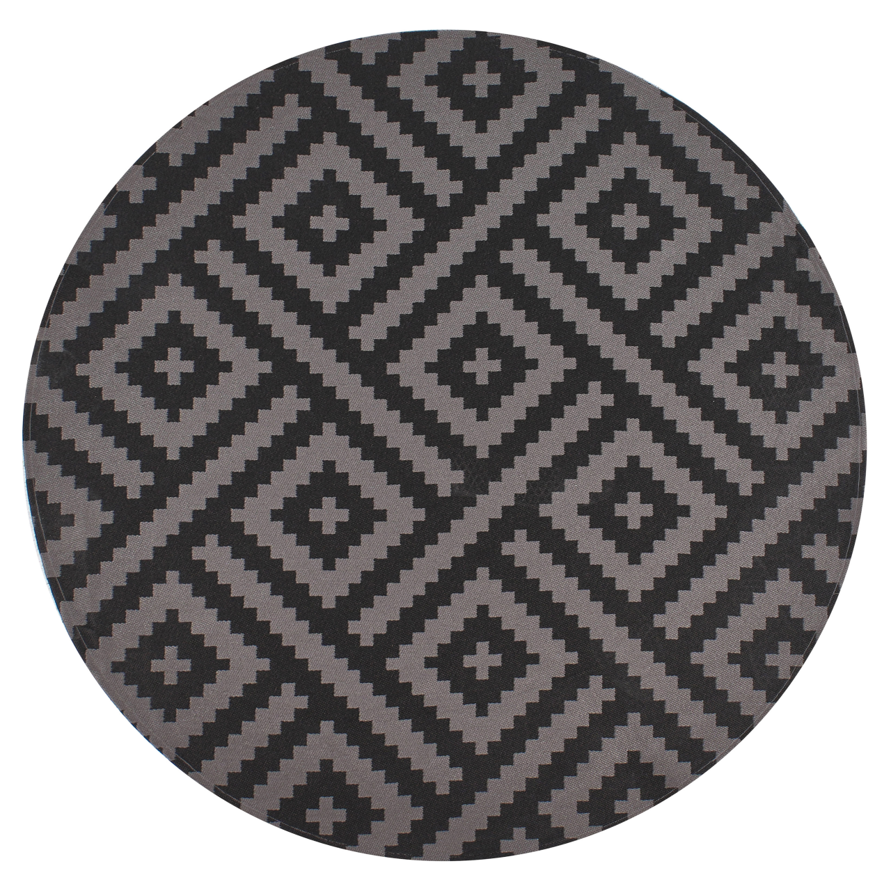AJMER Outdoor Carpet Black ø 120 cm [4]