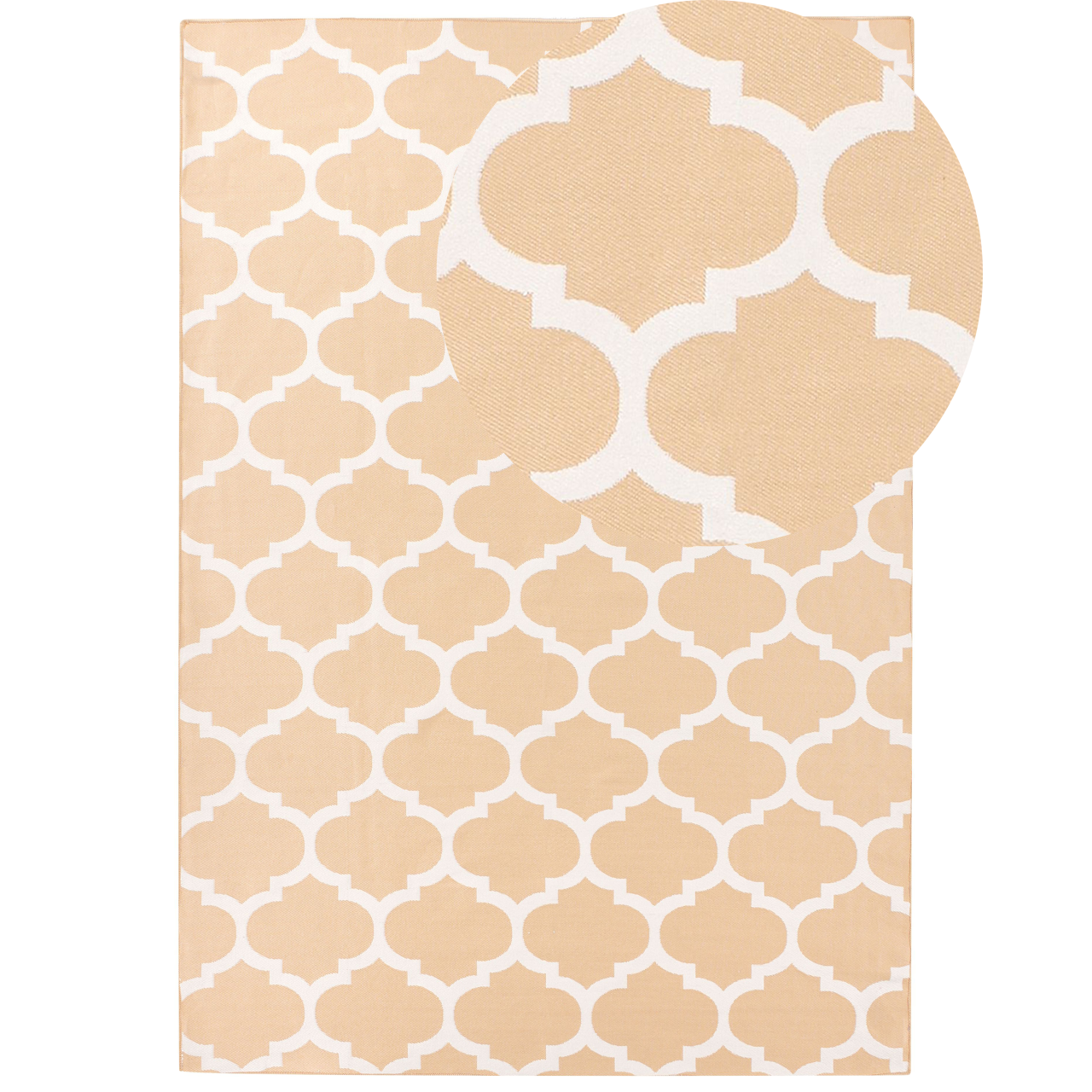 AKSU Outdoor Rug Beige 160 x 230 cm Reversible [2]