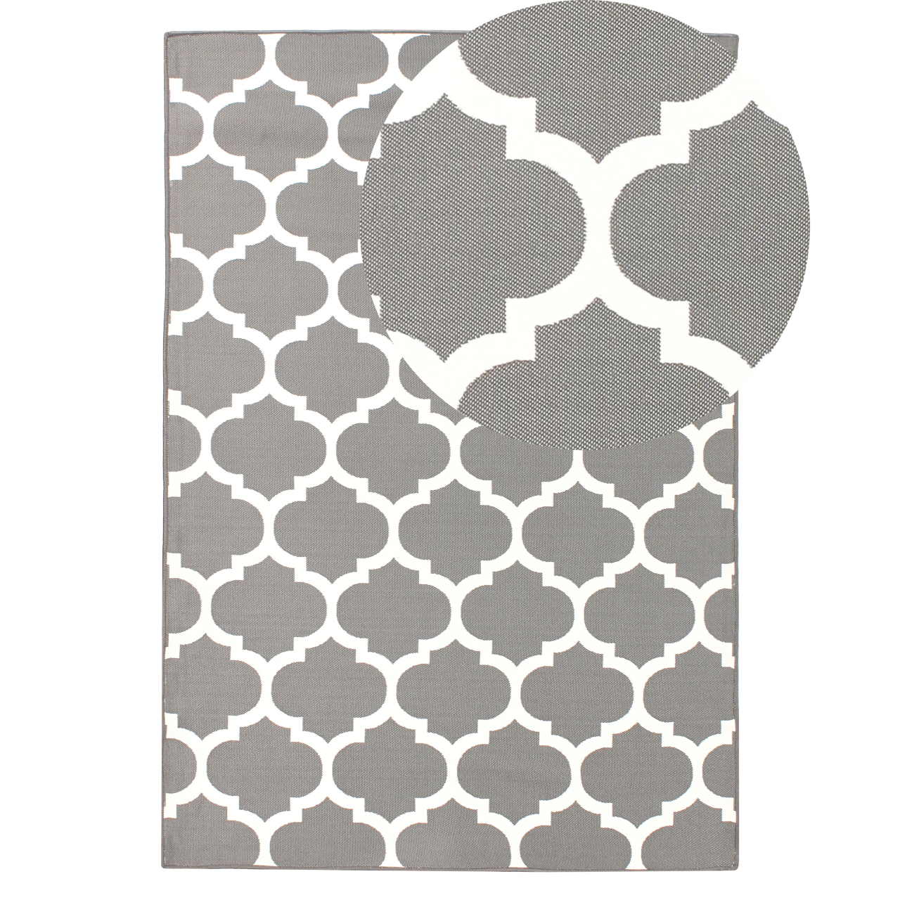 Covor de exterior AKSU Gri 140 x 200 cm Reversibil [2]