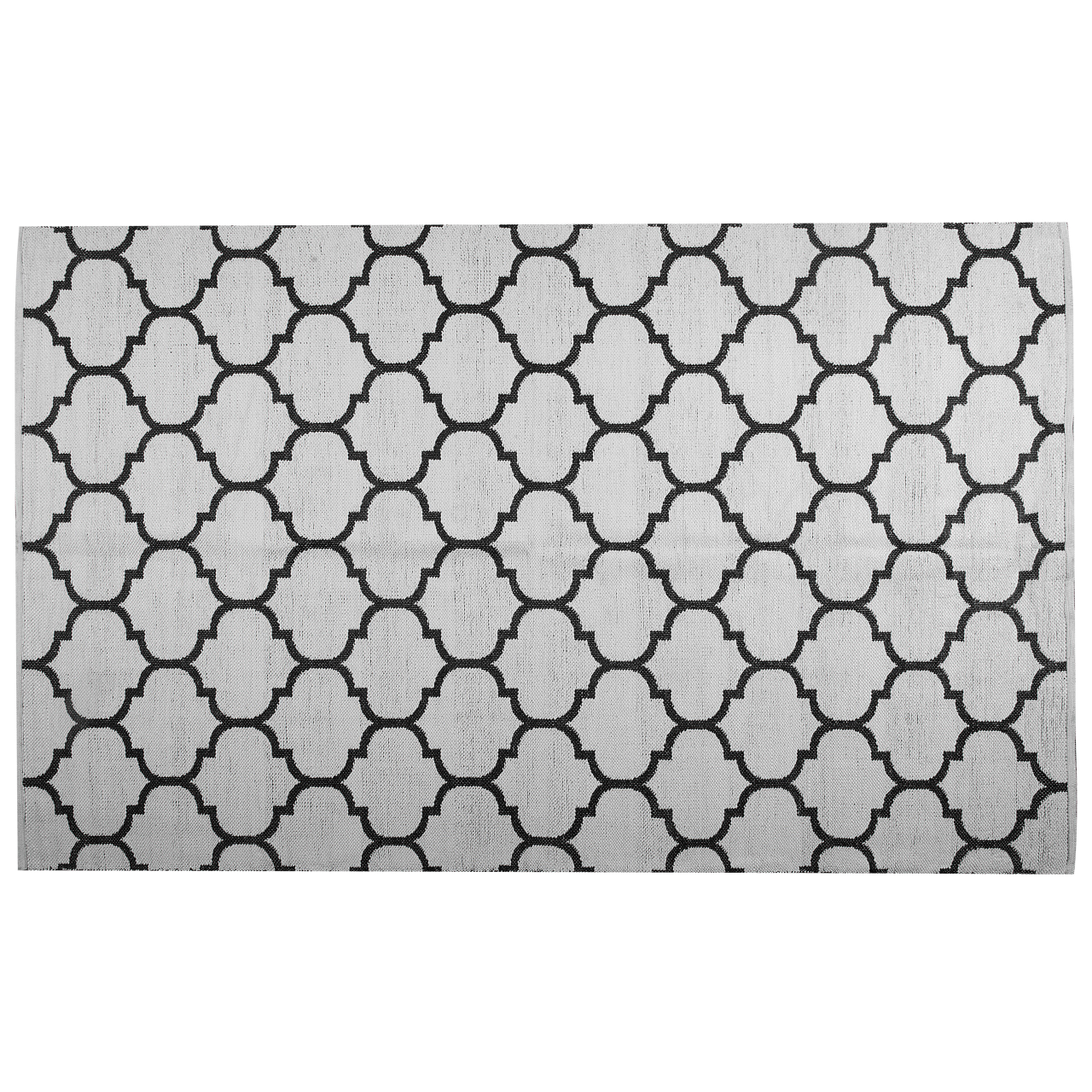 Covor de exterior ALADANA Negru/Alb 160 x 230 cm Reversibil [5]