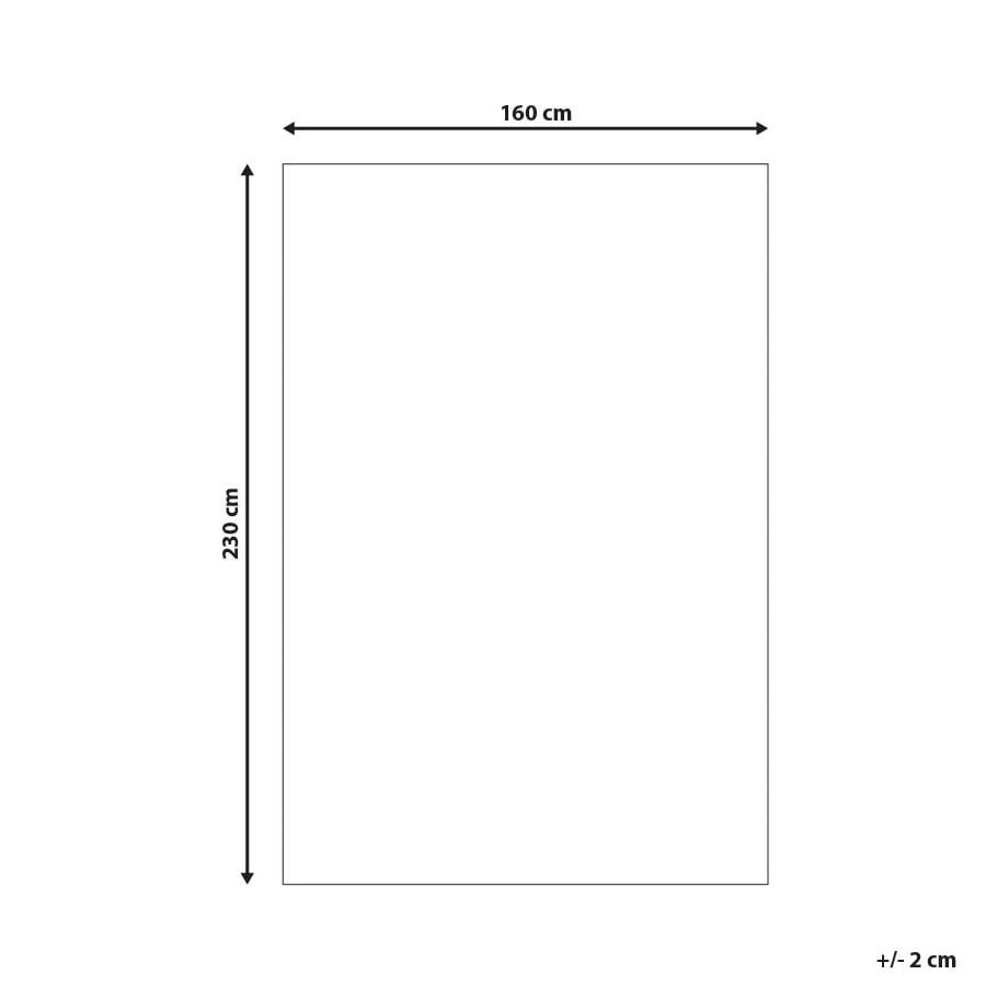 Covor de exterior ALADANA Negru/Alb 160 x 230 cm Reversibil [3]