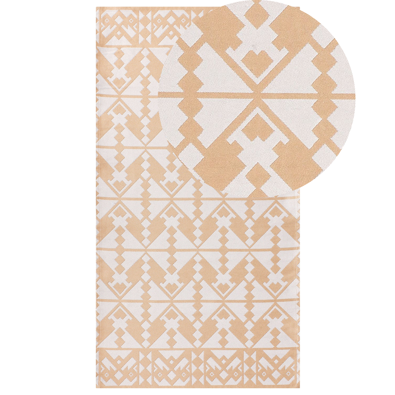 Outdoor rug BALASORE Beige 80 x 150 cm [2]
