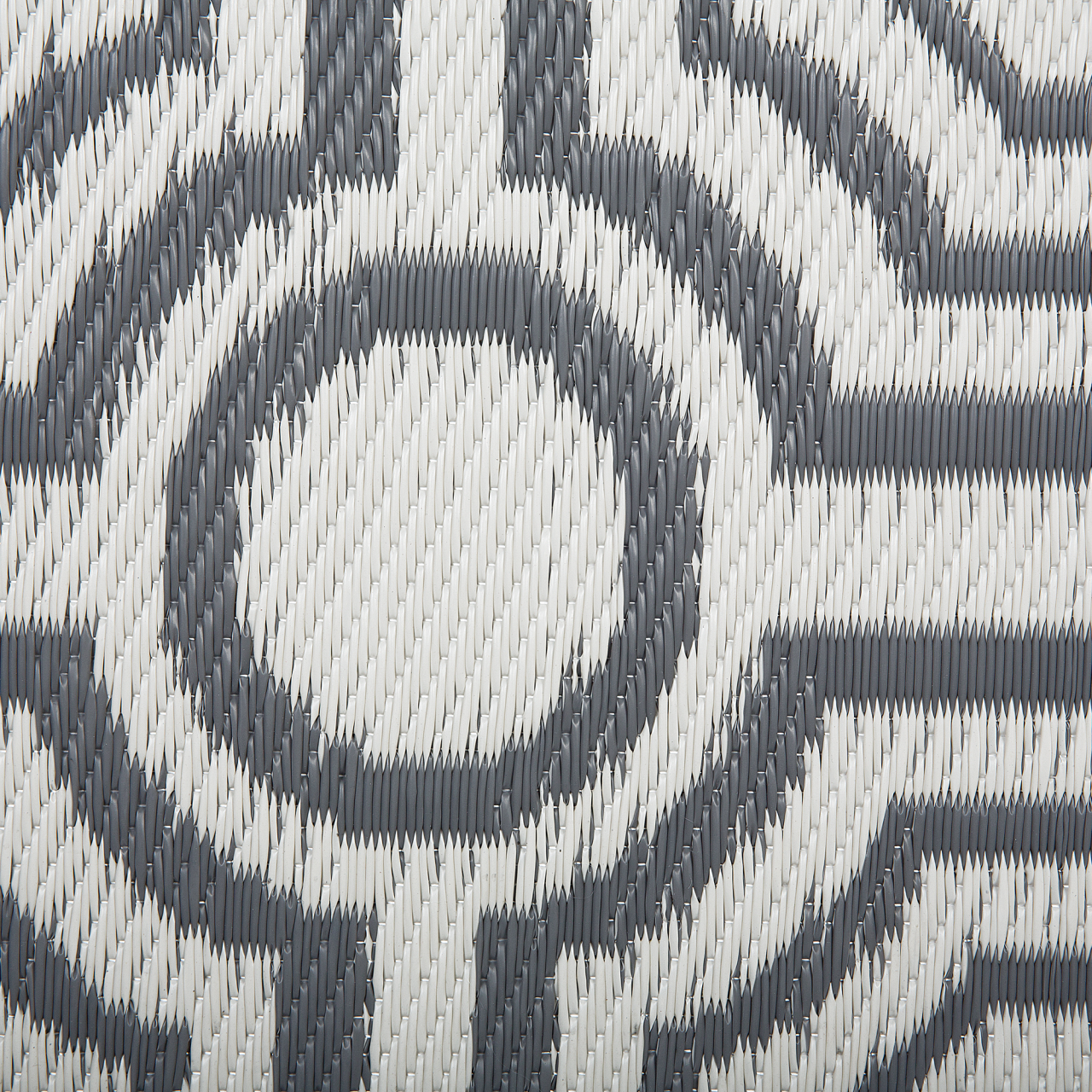 Covor de exterior BIDAR Gri 90 x 180 cm Reversibil [5]