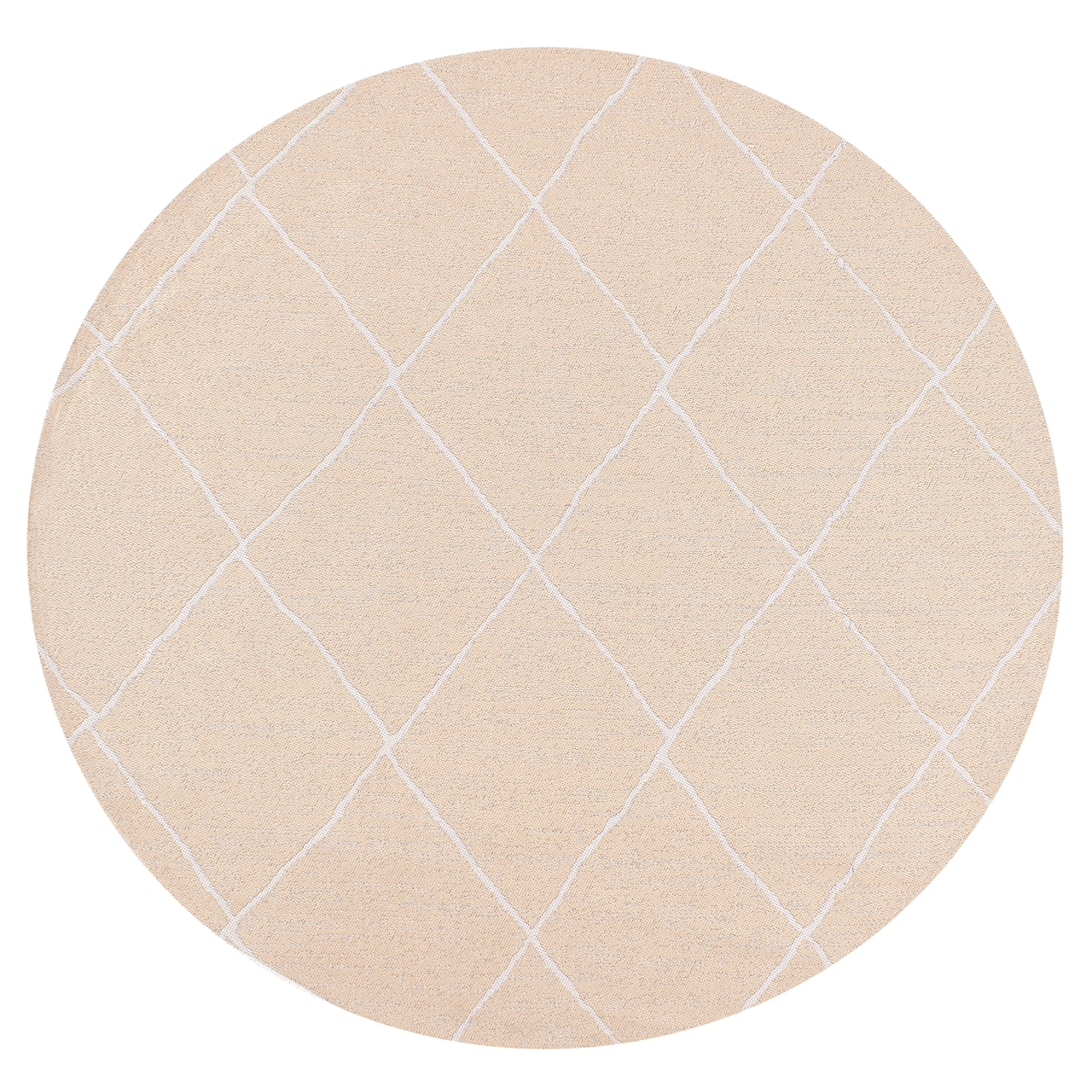 Covor de exterior GWALIOR Bej ø 120 cm [4]