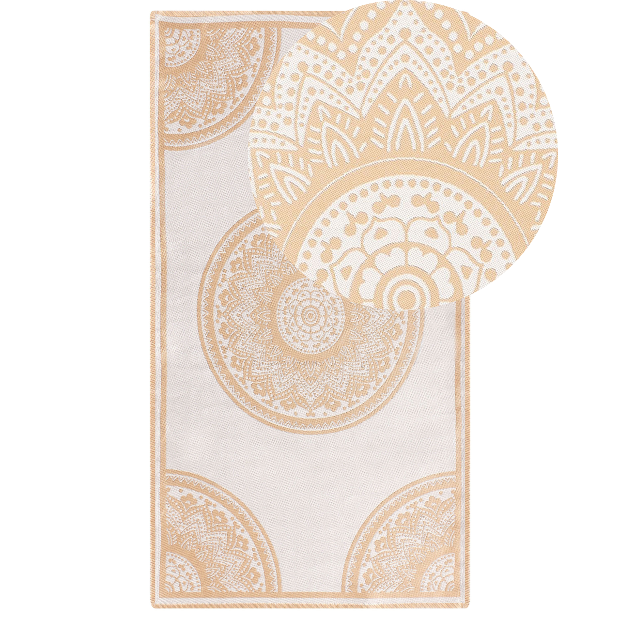 Covor de exterior HUBLI Bej 80 x 150 cm [2]