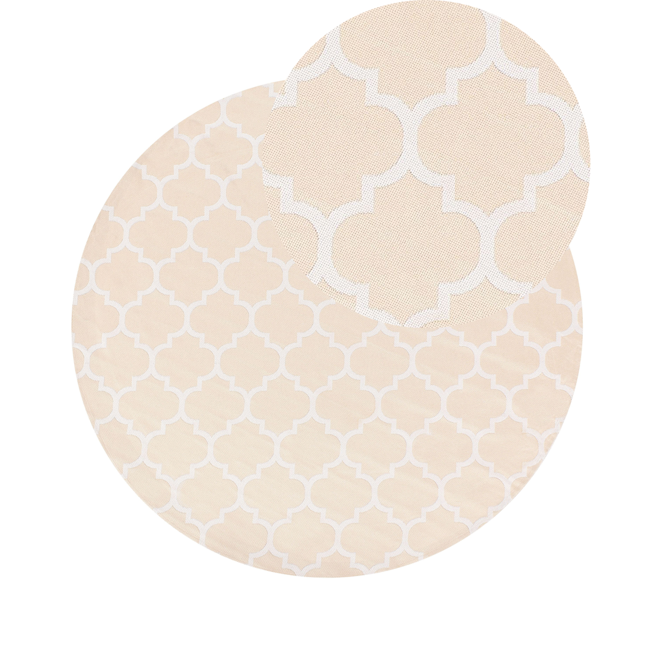 MOSORE Outdoor Rug Beige ø 160 cm [2]