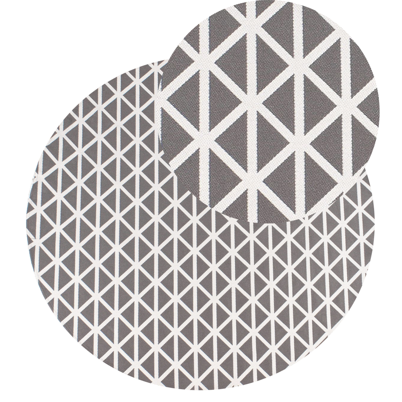 Outdoor rug PANAJI Grey ø 160 cm [2]