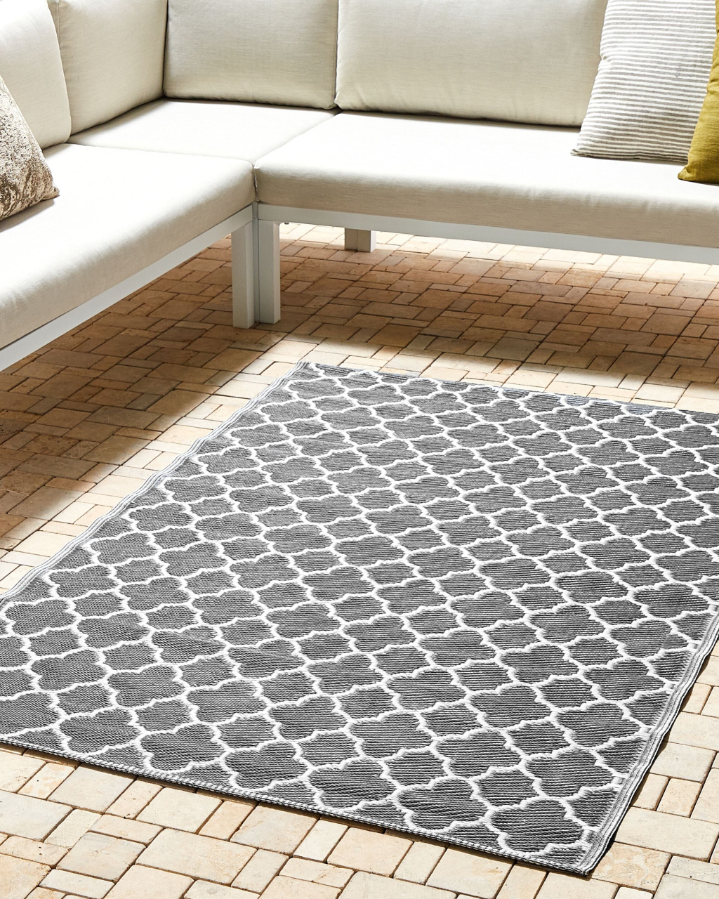 Covor de exterior SURAT Gri 120 x 180 cm [1]