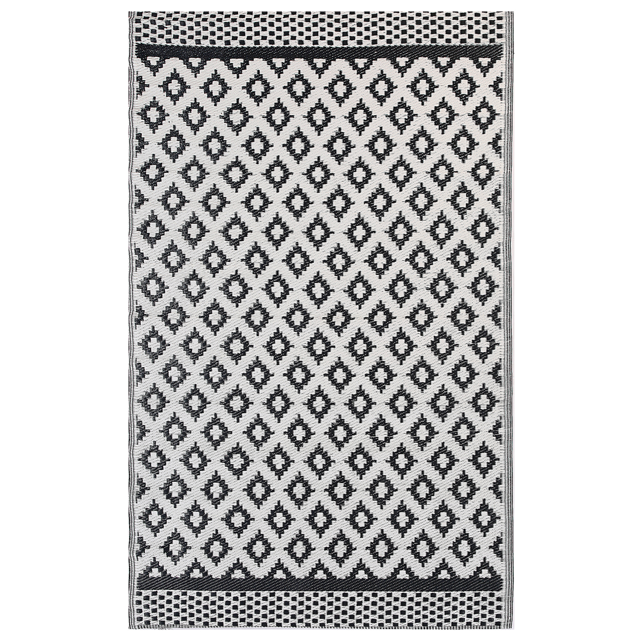 THANE Outdoor Rug Black 120 x 180 cm [2]
