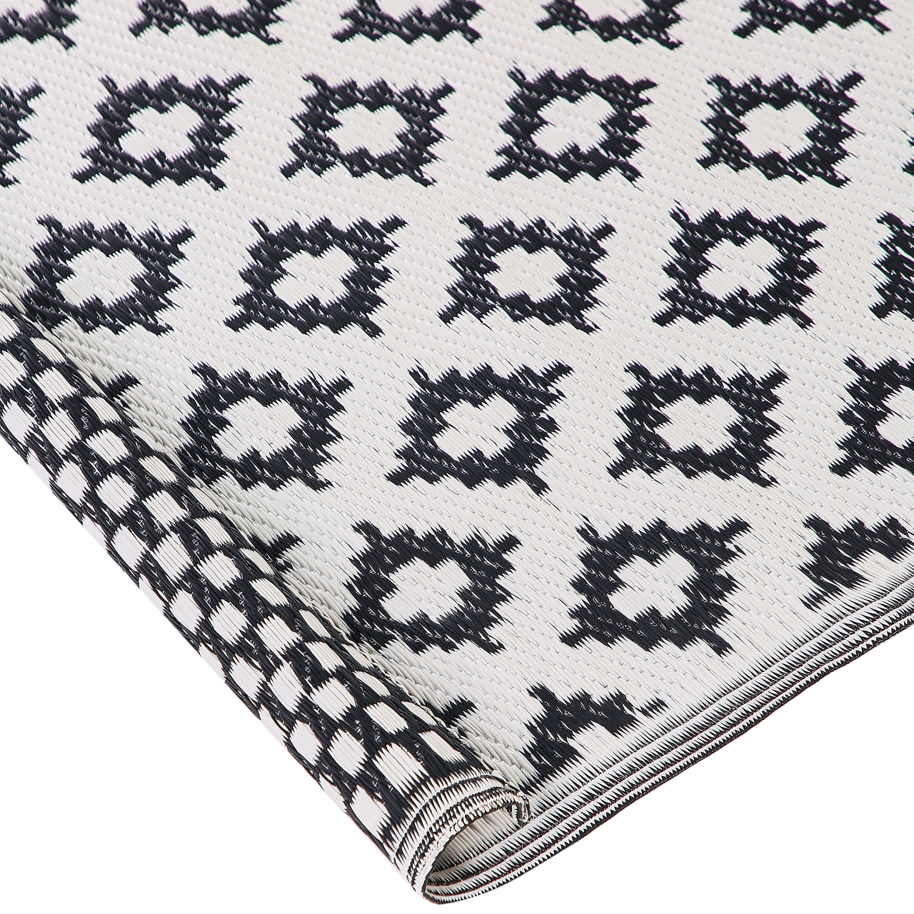 THANE Outdoor Rug Black 120 x 180 cm [5]