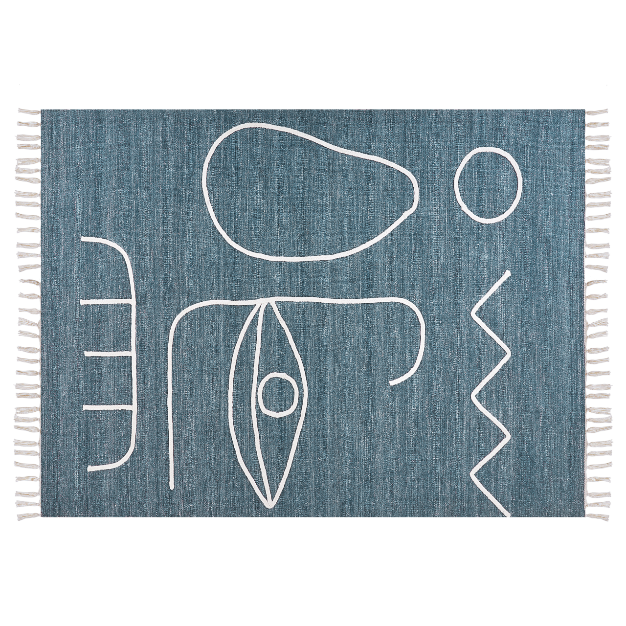 Covor de exterior YAVU Albastru 140 x 200 cm [2]