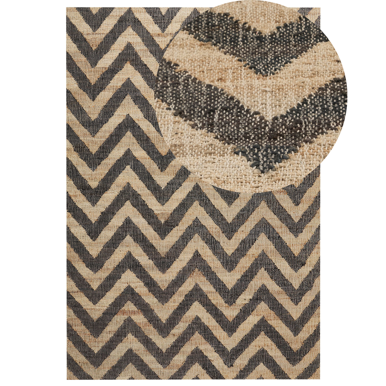 Covor DEDEPINARI Bej 160 x 230 cm Iută [2]