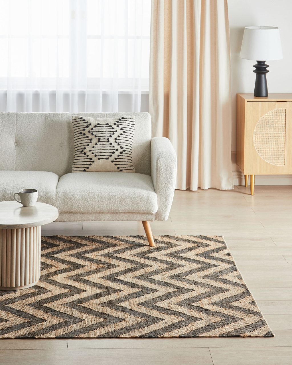 Covor DEDEPINARI Bej 160 x 230 cm Iută [1]