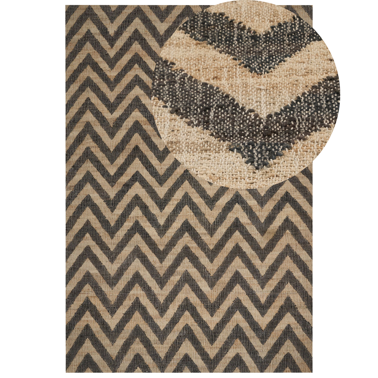 Covor DEDEPINARI Bej 200 x 300 cm Iută [2]