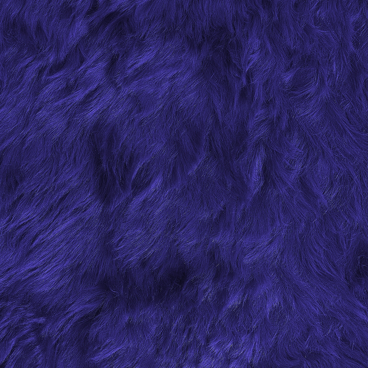 ULURU Sheepskin Rug Navy Blue 65 x 110 cm [4]