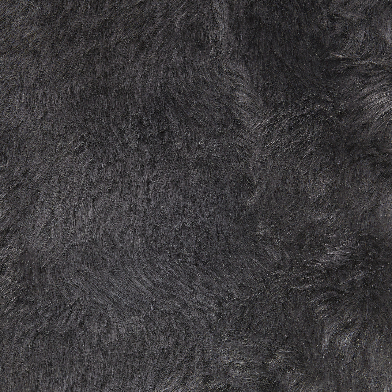 Sheepskin Rug ULURU Dark Grey 65 x 110 cm [4]