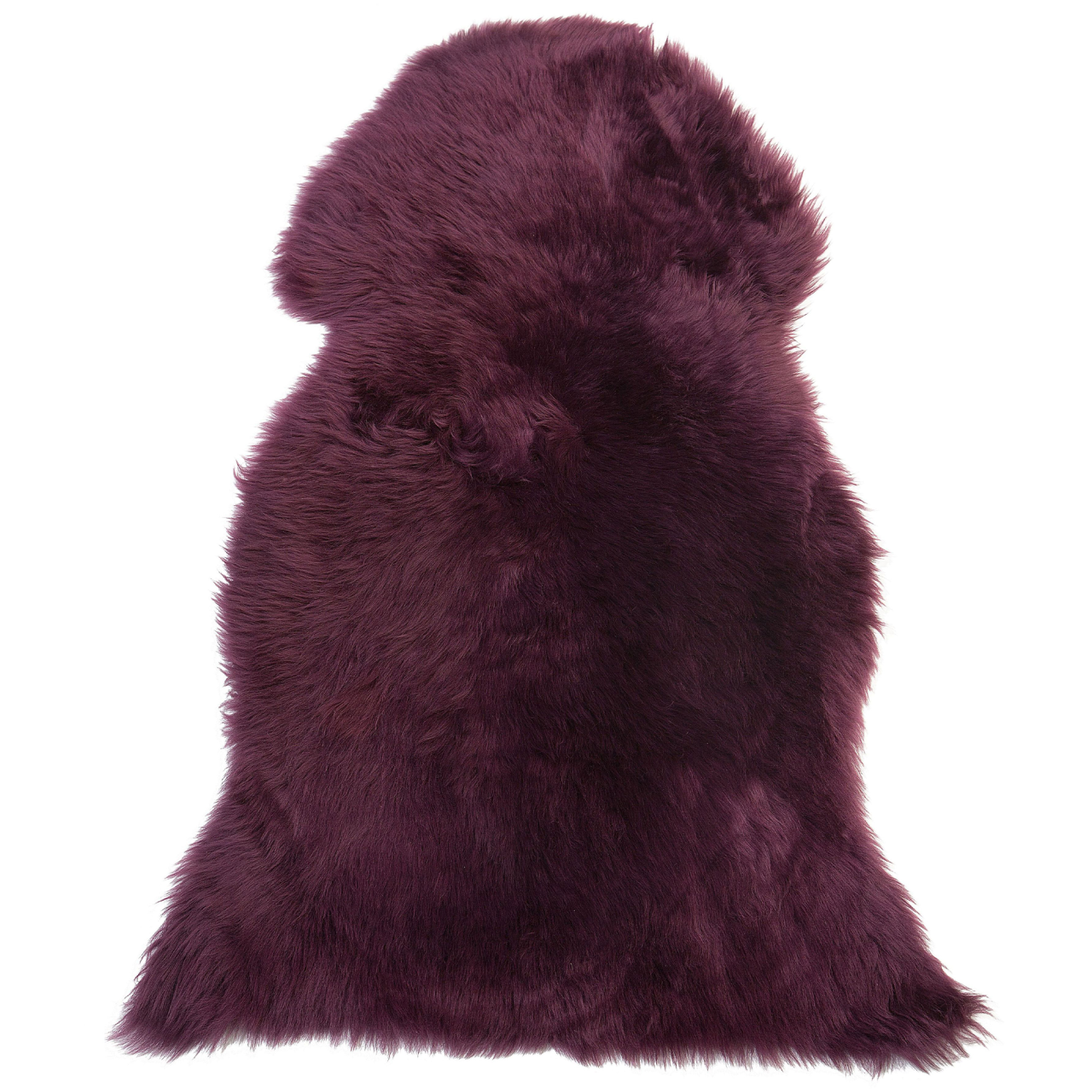 ULURU Sheepskin Rug Purple 65 x 110 cm [2]
