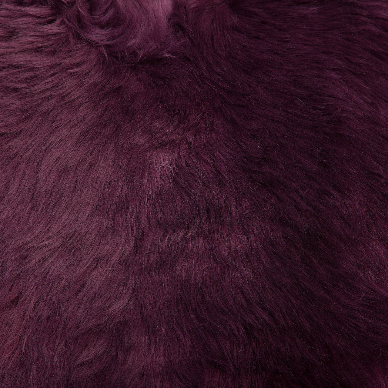 ULURU Sheepskin Rug Purple 65 x 110 cm [4]