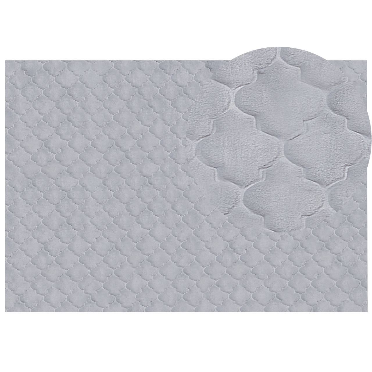 GHARO synthetic fur carpet Grey 160 x 230 cm [2]