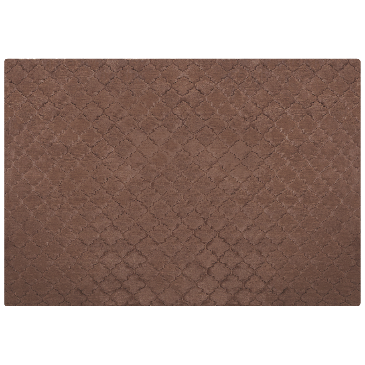 GHARO Faux Fur Rug Brown 160 x 230 cm [4]