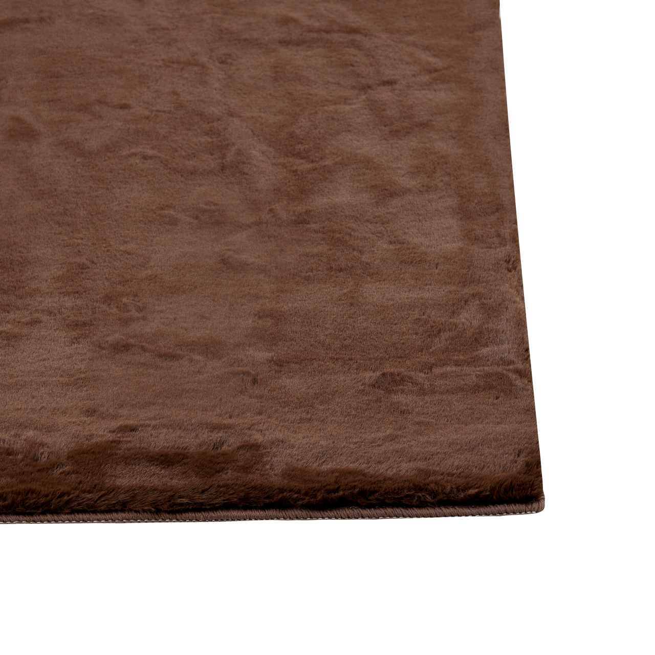 Faux fur rug MIRPUR Brown 80 x 150 cm [7]