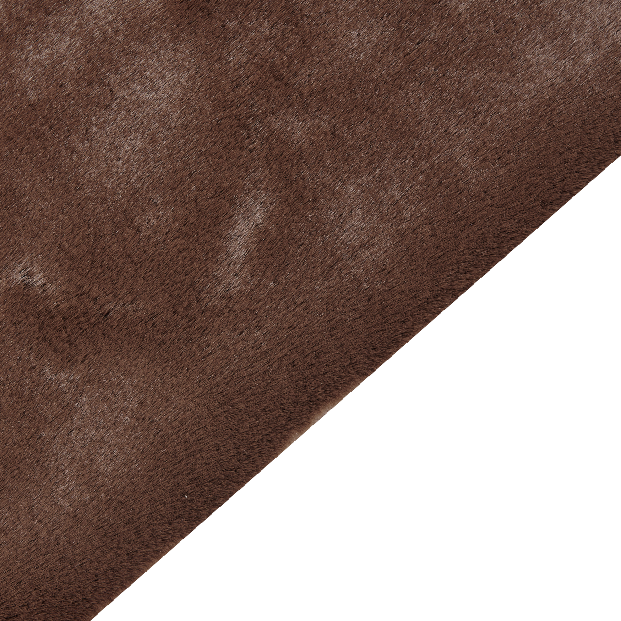 Faux fur rug MIRPUR Brown 80 x 150 cm [5]