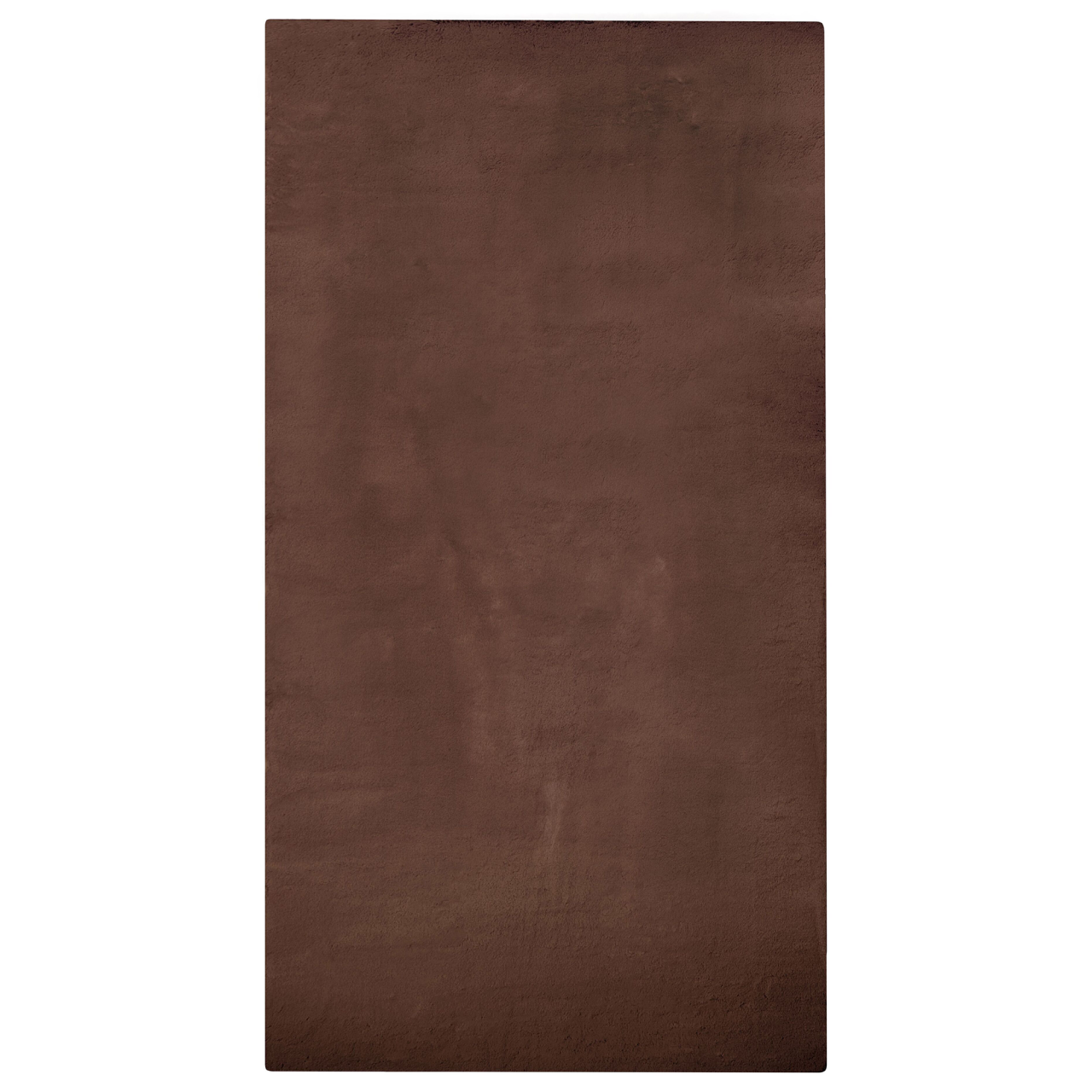 Faux fur rug MIRPUR Brown 80 x 150 cm [2]